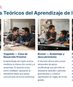 Guía de Estudio PROMOCIÓN HORIZONTAL INGLÉS – USICAMM 2026 – 2027 + (Simulador 90 Reactivos) 27 22 Fundamentos Teoricos del Aprendizaje de Ingles