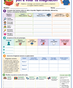 Fichas de trabajo PRIMARIA 4° Grado TODOS LOS PROYECTOS (IMPRIMIBLES) 32 23 cuentame tu historia
