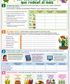 Fichas de trabajo PRIMARIA 5° Grado TODOS LOS PROYECTOS (IMPRIMIBLES) 21 23 los sabores y saberes que rodean al maiz