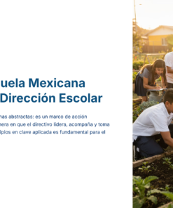 Guía de Estudio PROMOCIÓN HORIZONTAL Educación SECUNDARIA – USICAMM 2026 – 2027 + (Simulador 90 Reactivos) 25 Un grupo de alumnos y un profesor trabajan juntos en un huerto escolar, cuidando las plantas. A la izquierda, un texto en español presenta