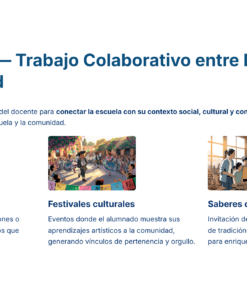 24 Subarea 32 Trabajo Colaborativo entre la Escuela y la Comunidad