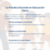 Guía de Estudio HORAS ADICIONALES EDUCACIÓN FÍSICA Primaria y Secundaria- USICAMM 2026 - 2027 + (Simulador 90 Reactivos) 35 Al fondo, tres niños con ropa deportiva. Delante, un texto en español destaca aspectos clave de la enseñanza de la educación física: pedagogía actualizada, atención a la diversidad y promoción de la salud integral.