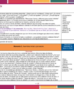 La Planeación Los Títeres para Preescolar es una colorida tabla en español con filas de fechas, secciones para actividades, materiales y evaluación, además de encabezados y márgenes brillantes. La página se titula 