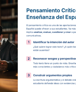 29 Pensamiento Critico en la Ensenanza del Espanol