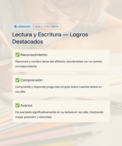 2 Lectura y Escritura Logros Destacados