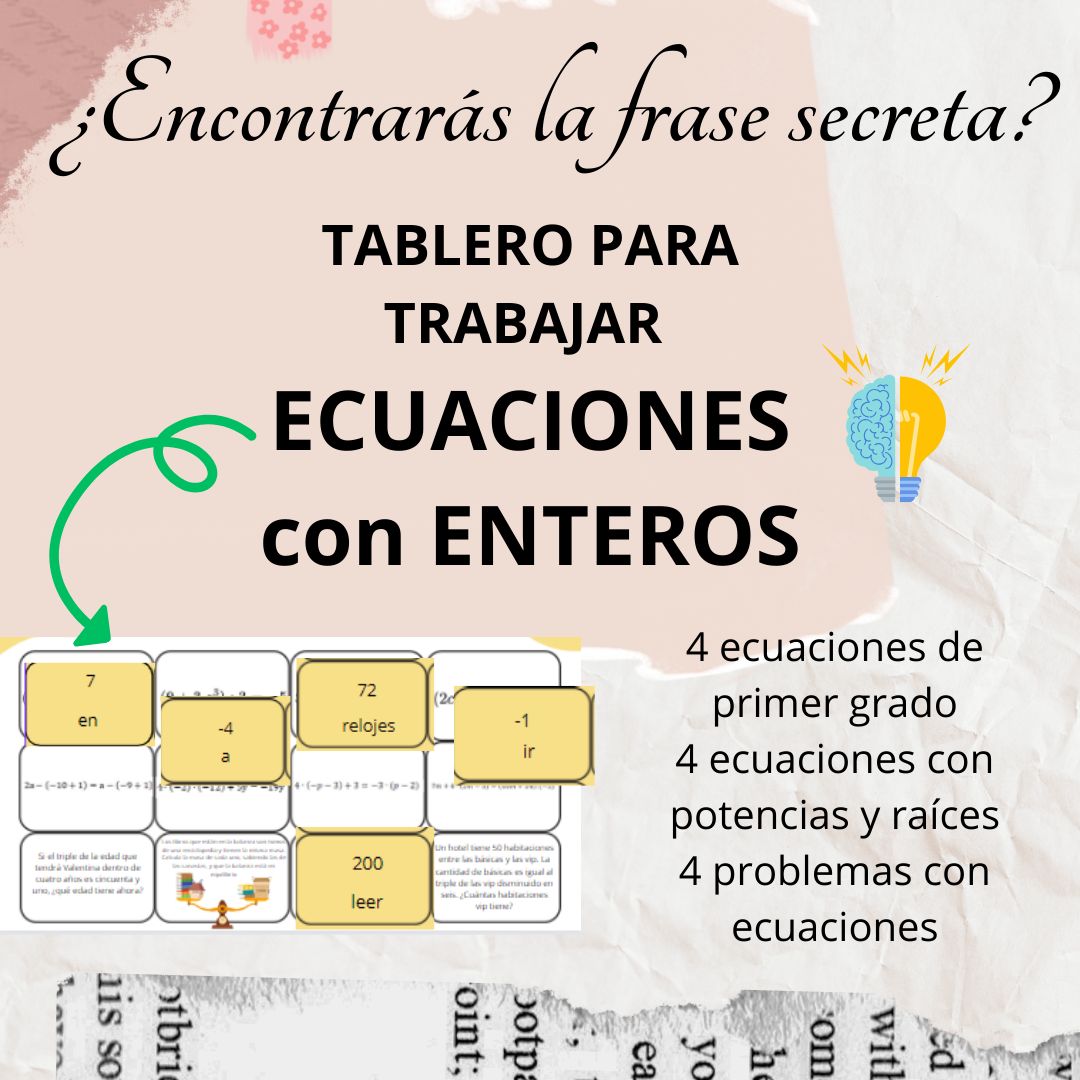 ECUACIONES EN EL CONJUNTO DE LOS NÚMEROS ENTEROS Y EN EL CONJUNTO DE NÚMEROS RACIONALES 3 ECUACIONES EN EL CONJUNTO DE LOS NÚMEROS ENTEROS Y EN EL CONJUNTO DE NÚMEROS RACIONALES - Imagen 3