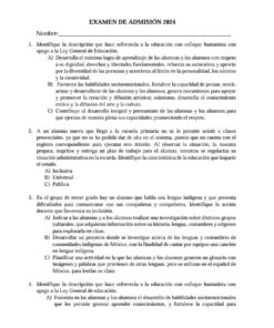PAQUETE DE 6 EXAMENES PARA HORAS ADICIONALES, PROMOCION HORIZONTAL Y ADMISION 8 3 3