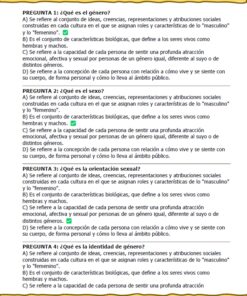 Curso Contestado Nombrar-nos y habitar-nos desde la perspectiva de género 10 Una hoja de trabajo resaltada en amarillo titulada