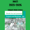 Programa Analítico inglés Segundo Primaria