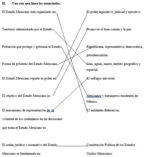 evaluación tercer trimestre