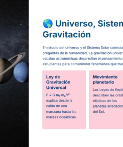 30 Universo Sistema Solar y Gravitacion