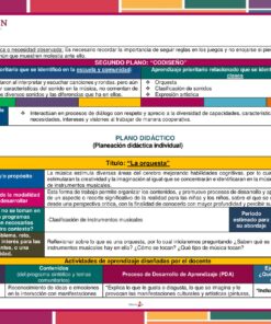 Planeación La Orquesta para Preescolar