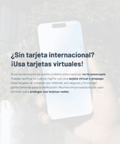 32 Sin tarjeta internacional Usa tarjetas virtuales