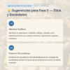 Observaciones y Sugerencias para Reportes de Evaluación Primaria 1° a 6° • Todos los Campos Formativos 24 32 Sugerencias para Fase 5 Etica y Sociedades