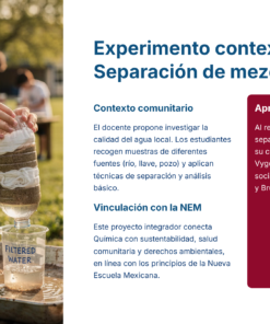 33 Experimento contextualizado Separacion de mezclas