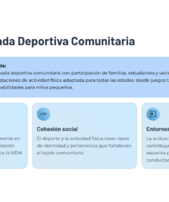 37 Ejemplo Jornada Deportiva Comunitaria