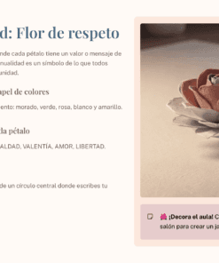 37 Manualidad Flor de respeto