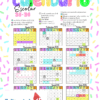 Colorido calendario escolar español para 2025-2026 con los meses de agosto de 2025 a julio de 2026, mostrando días festivos, fechas importantes y una clave con símbolos. Incluye logotipo 