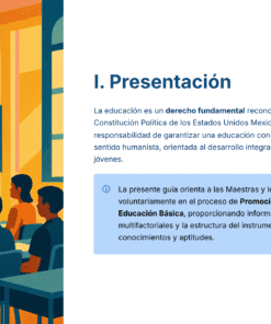 Guía de Estudio HORAS ADICIONALES CIENCIAS QUÍMICA Educación Secundaria- USICAMM 2026 – 2027 + (Simulador 90 Reactivos) 20 Un profesor está de pie en la parte delantera de un aula, hablando a los alumnos sentados. El entorno es cálido y de colores vivos, con carteles educativos y una ventana. Junto a la imagen, un texto describe la importancia de la educación en México.