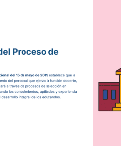 Paquete Promoción a DIRECTOR ESCOLAR – Educación Media Superior (Carta de Exposición de Motivos + Plan de Mejora Continua + Guía EMS) EMS BACHILLERATO 2026–2027 39 Imagen con fondo dividido; a la izquierda, texto sobre el marco legal del proceso de promoción docente en México. A la derecha, ilustración de un edificio escolar con bandera mexicana, sobre fondo rosa claro.