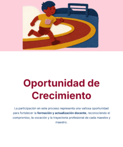 Guía de Estudio HORAS ADICIONALES EDUCACIÓN FÍSICA Primaria y Secundaria- USICAMM 2026 - 2027 + (Simulador 90 Reactivos) 31 Una figura de dibujos animados corre sobre una pista hacia un gran maletín. Debajo, un texto en negrita dice