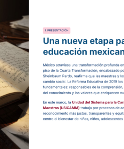 3 Una nueva etapa para la educacion mexicana
