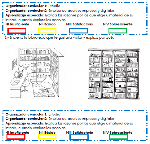 Evaluación tercer momento preescolar