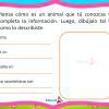Actividades texto descriptivo