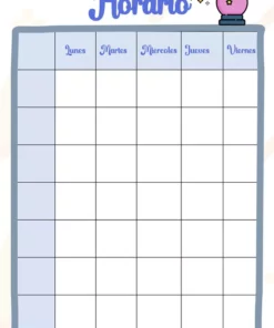 Un colorido gráfico semanal de la AGENDA BITÁCORA MAGIA etiquetado como 
