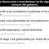 Ejercicio gobierno autoritario