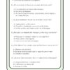 Comprensiones lectoras 3r nivel con adaptaciones 11 Ficha en español con preguntas de opción múltiple sobre la colaboración entre los animales para un bosque sano. Cada pregunta ofrece tres opciones de respuesta (a, b y c) y se encuentra dentro de un recuadro con borde verde.