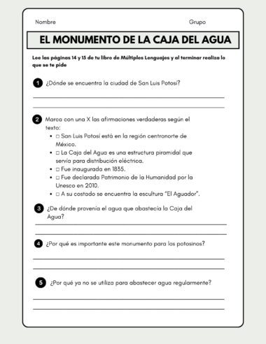Cuadernillo de comprensión lectora. Múltiples Lenguajes. Cuarto Grado. Tomo I - Image 3