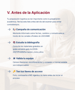 Una lista de control titulada 