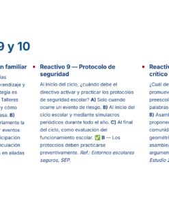 Tres cuadros de texto titulados 