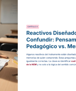 Guía de Estudio PROMOCIÓN HORIZONTAL Educación SECUNDARIA – USICAMM 2026 – 2027 + (Simulador 90 Reactivos) 30 Un estudiante sentado en un pupitre, concentrado en una hoja de examen, con un lápiz cerca de la boca. Junto a la imagen, un texto habla del pensamiento pedagógico frente a la memorización en las evaluaciones educativas.