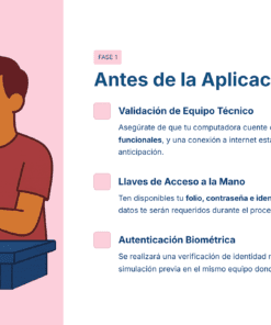 Guía de Estudio HORAS ADICIONALES MATEMÁTICAS Educación Secundaria- USICAMM 2026 - 2027 + (Simulador 90 Reactivos) 31 Ilustración de una persona sentada en un escritorio con un ordenador portátil con la etiqueta