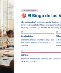 45 El Bingo de los Valores