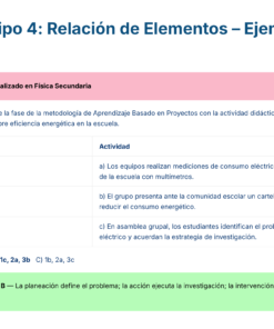 46 Reactivo Tipo 4 Relacion de Elementos Ejemplo en Fisica