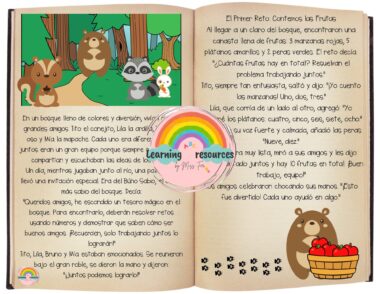 Rincones de aprendizaje: "Un corazón para cada amigo el arte de contar - Image 3