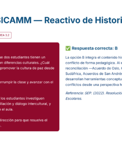 48 Simulador USICAMM Reactivo de Historia 5