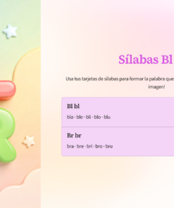 4 Silabas Bl Br