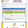 Planeaciones 4° Cuarto Grado de Primaria NEM (Ciclo Escolar Completo 2026 - 2027) + Exámenes + Fichas de Trabajo 10 Una colorida plantilla para boleta de calificaciones para un estudiante de cuarto grado. Incluye secciones para el nombre del estudiante, el grado, el grupo y el maestro. Se muestran puntuaciones para idiomas, ciencias, ética y materias comunitarias. Se ven las instrucciones y un borde inferior decorativo con libros y niños.