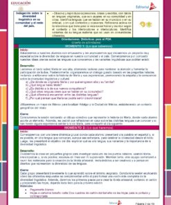 Esta imagen parece ser una página de un documento educativo para Planeación de Abril Cuarto Grado de Primaria 2024 NEM, que presenta texto en español que analiza la diversidad y la inclusión en la comunidad y el país en general. La página incluye viñetas, secciones de párrafos y encabezados de colores en rojo y verde como parte de la NEM Planeación de Abril 2024.