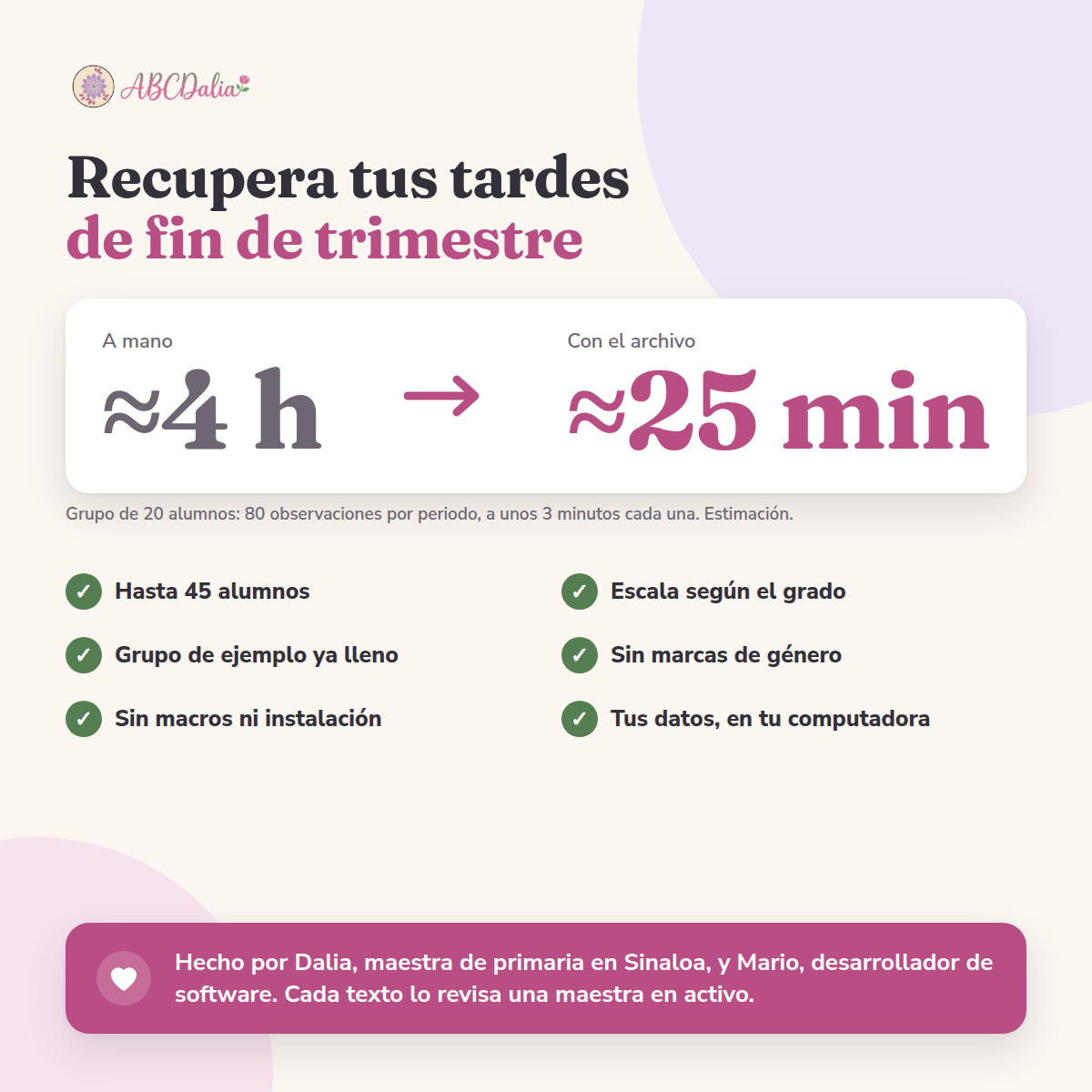 Generador automático de observaciones y sugerencias para la boleta · Primaria 1º a 6º · NEM · Excel 2 Generador automático de observaciones y sugerencias para la boleta · Primaria 1º a 6º · NEM · Excel - Imagen 2