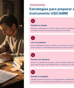 50 Estrategias para preparar el instrumento USICAMM
