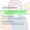 Guía de Estudio HORAS ADICIONALES HISTORIA Educación Secundaria- USICAMM 2026 - 2027 + (Simulador 90 Reactivos) 39 Una pantalla de respuesta del cuestionario en español destaca