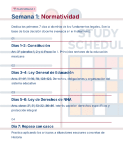 Guía de Estudio HORAS ADICIONALES HISTORIA Educación Secundaria- USICAMM 2026 - 2027 + (Simulador 90 Reactivos) 47 Un programa educativo para la