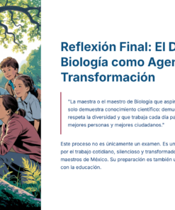 57 Reflexion Final El Docente de Biologia como Agente de Transformacion