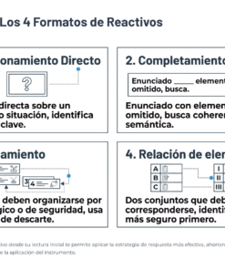 58 Infografia Los 4 Formatos de Reactivos
