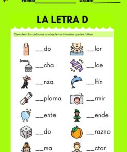 Hoja de ejercicios en español titulada 